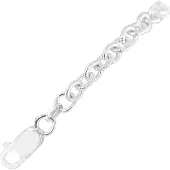 Cavill - 925 Sterling Zilveren Ketting Dames - 45 cm - Lichtgewicht Klassiek Design - Comfortabele Zilveren Halsketting - Tijdloze Elegantie