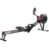 Care AIR ROWER - Professionele connected roeitrainer - Luchtweerstand met 7 kg vliegwielmassa - 10 weerstandsniveaus verstelbaar via hendel - Voor gebruik in de sportschool of thuis