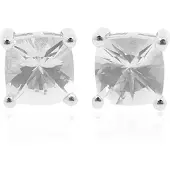 Cavill - Zilveren Oorbellen - 925 Sterling Zilver - 2 Mexicaanse Danburiet Kristallen 1,76 ct - Minimalistisch Design
