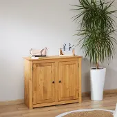 CARO-Möbel Commode CANCUN met 2 deuren - massief grenenhout