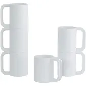 Heller Max Mokken set 6-delig - Ø73mm - H 108mm - Wit