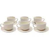 Kare design Koffiekoppen Organic creme (6/set)