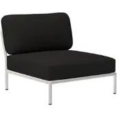 Houe Loungeset Level Chair Frame Muted White Cushion Char