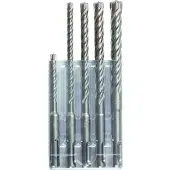 Projahn hamerboren set ROCKET 5, SDS-plus, PGM, 5-delig, Ø 6 x 110/50 mm, Ø 6-8-10 x 160/100 mm, Ø 12 x 160/110 mm