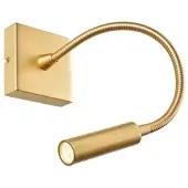 LEDS-C4 LED-wandlamp Tip, messing / goud, Slaapkamer, Aluminium, Modern, LED wandlamp