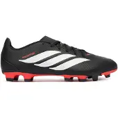 Adidas Predator Club Gras / Kunstgras Voetbalschoenen (MG) Zwart Wit Rood