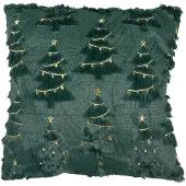 Clayre & Eef Sierkussen 45x45 cm Groen Synthetisch