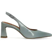 No Stress Blauwe lak slingbacks | Maat 41