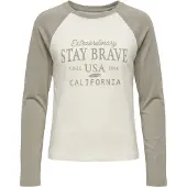 About You Shirt 'Gina' pastelgroen / wit