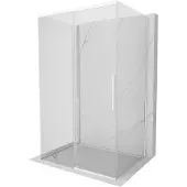 Mexen Rox-3S douchecabine 3-wandig schuif 90 x 100 , transparant, wit - 8C2-090-100-20-00-3S