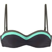 s.Oliver Bikinitop antraciet / mintgroen