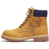 Ed Hardy Boots 'Dancing Dragon' navy / lichtbruin