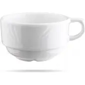 Lubiana Ljubljana Arcadia Kop in Schotel 180 ml - Wit Porselein