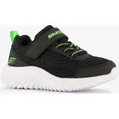SKECHERS bounder jongens sneakers zwart groen maat 23