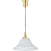 TRIO Hanglamp Series 3407 goud met mintglas