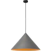 Lucide SPITZE - Hanglamp - Ø 60 cm - 1xE27 - Grijs | Vibes