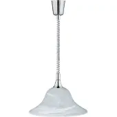 TRIO Hanglamp Series 3407 chroom met mintglas
