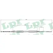 LPR C0306B Handremkabel