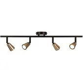 Lucide TIANA - Plafondspot (Plafondlamp) - 4xGU10 - Champagne kleur | Essential