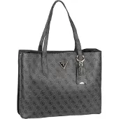 GUESS Handtas 'MERIDIAN II GIRLFRIEND TOTE' donkergrijs / zwart