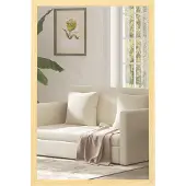 HOMCOM Wandspiegel - Glas - 40x2x60cm - Natuurlijk Hout
