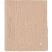 Jollein Baby Deken Wieg Jersey 75x100cm - Jacquard Biscuit - GOTS
