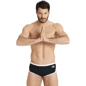 Arena Zwemboxer Icons Low Waist Solid Zwart
