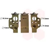 VAN WEZEL 74001076 Expansieventiel airco