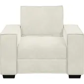 vidaXL Fauteuil Crème 100x78x84 cm Fluweel