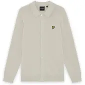 Lyle & Scott Gebreid vest taupe