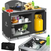 Kesser Campingkeuken Opvouwbaar - Campingkast inclusief Opbergtas - Kampeerkeuken Kampeerkast