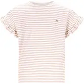 Like Flo T-shirt ecru Meisjes Viscose Ronde hals Effen - maat 110