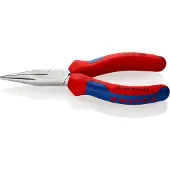 Knipex 30 25 140 Platte rondbektang Elektronica en fijnmechanica Recht Chroom-vanadium elektrostaal 140 mm