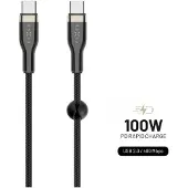 FIXED FIXDB-CC12-BK USB-oplaadkabel