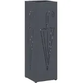 vidaXL Regen Paraplu Stand Antraciet 15,5 x 15,5 x 49 cm Staal