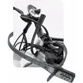 Voltano Accuslot Bagagedrager - Fietshelm / Tas Codeslot - Zwart - Reisslot