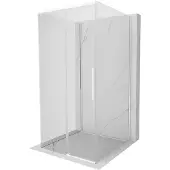 Mexen Rox-3S 3-zijdige schuifdouchecabine 110 x 110 , transparant, wit - 8C2-110-110-20-00-3S