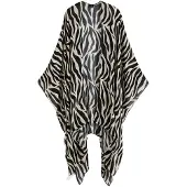 Bonprix Poncho in zebralook maat 0