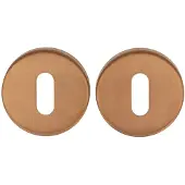 ODShop sleutelplaatjes Modern rond PVD brons