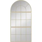 HOMCOM Wandspiegel - Glas - 76x150x2cm - Goud