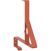 vidaXL Sneeuwbeschermingssteun Rood 29,5 x 3 x 34,5 cm Staal