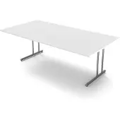 Kerkmann Büromöbelfabrik Bureau Profi wit 200cm