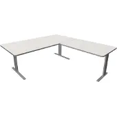 Kerkmann Büromöbelfabrik Hoekbureau Unic comfort wit 200x220cm
