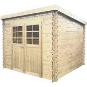 Solid Superia Hof Tuinhuis - Vuren - Onbehandeld - 248x248cm