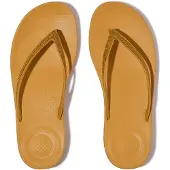 FitFlop iqushion sparkle slippers – turmeric | lichtgewicht ergonomische teenslippers dames