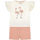 Dirkje Meisjes Kledingset - Off-white