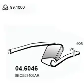ASSO 04.6046 Uitlaat middendemper