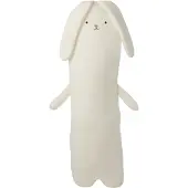 J-Line decoratie Konijn - polyester - wit - large