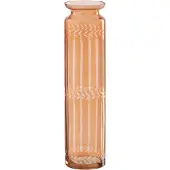 J-Line vaas - glas - oranje - large