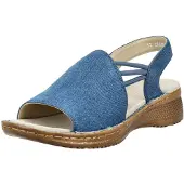 Ara Sandalen met riem blauw denim
